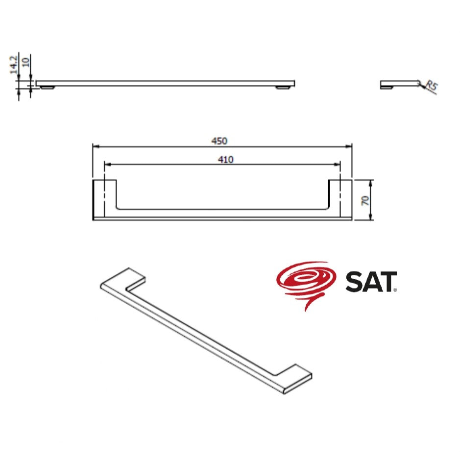 SATDEVOR18 SAT Evolution R držalo za brisače