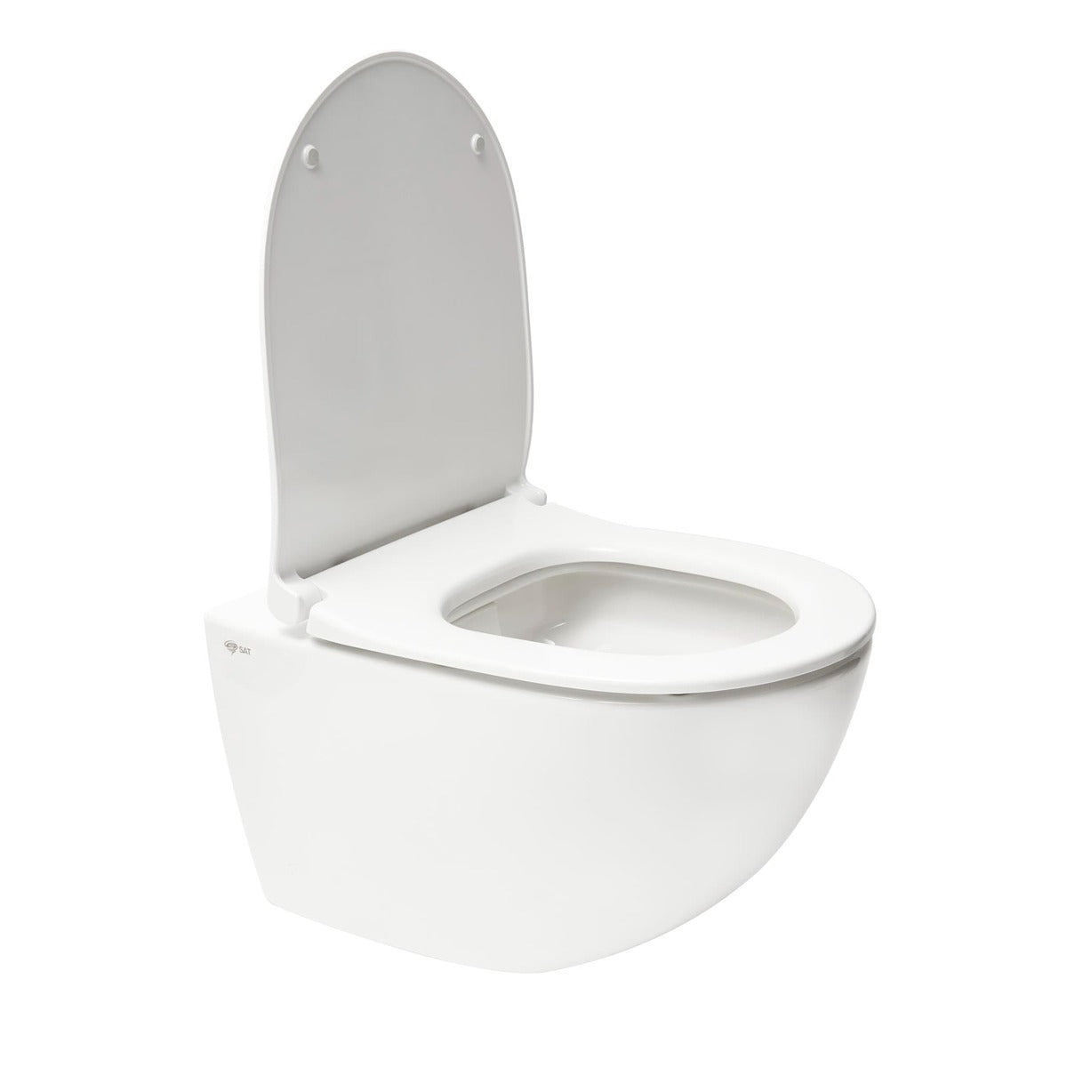 SATINF011RREXP SAT Infinitio viseča brezrobna WC školjka z WC desko s počasnim zapiranjem