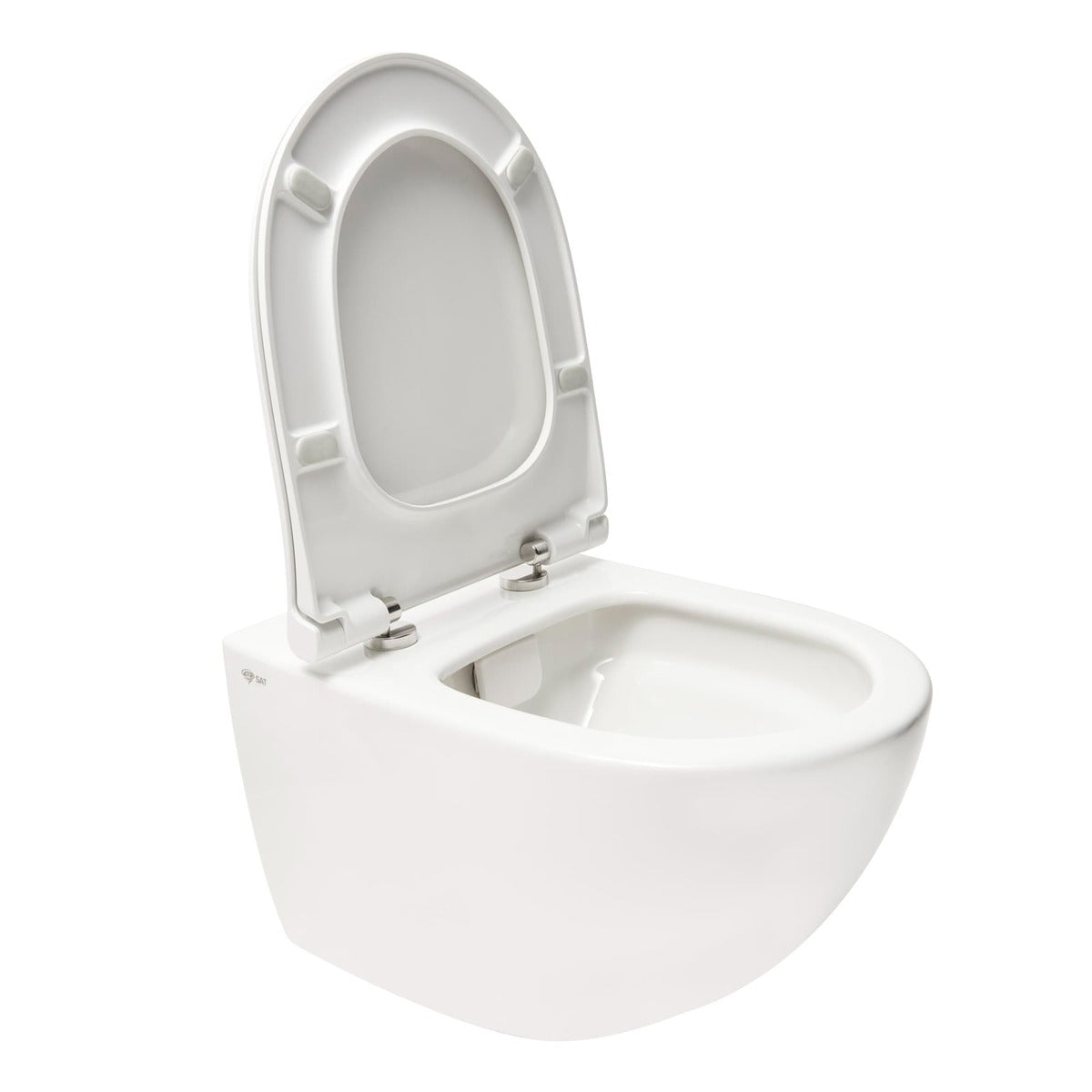 SATINF011RREXP SAT Infinitio viseča brezrobna WC školjka z WC desko s počasnim zapiranjem