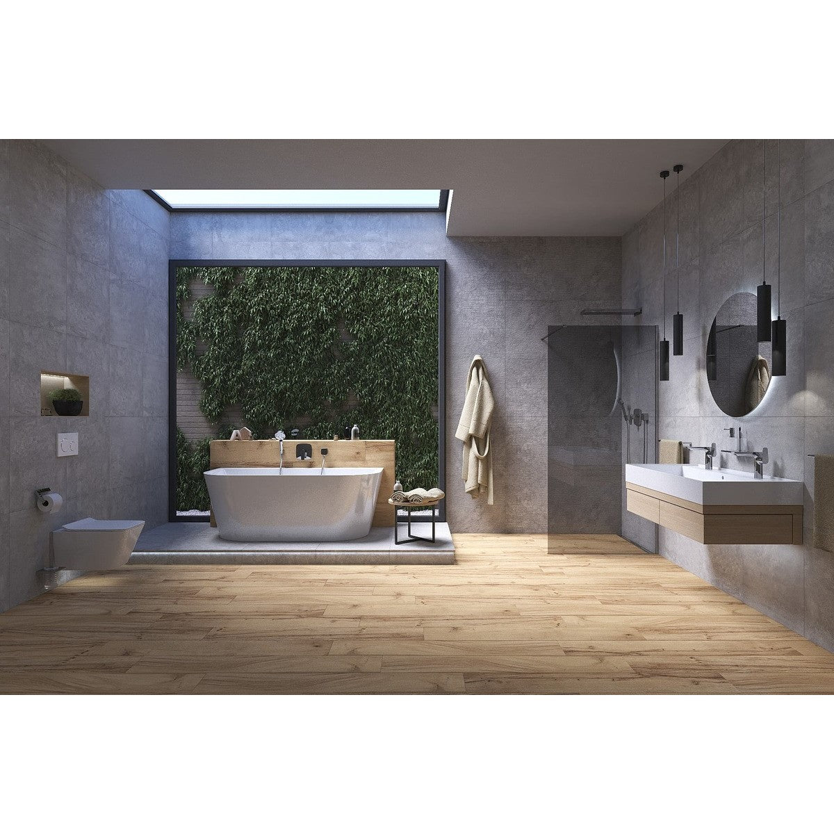 SATINF12046 SAT Infinitio 121 x 47 cm dvojni keramični umivalnik z 2 odprtinama