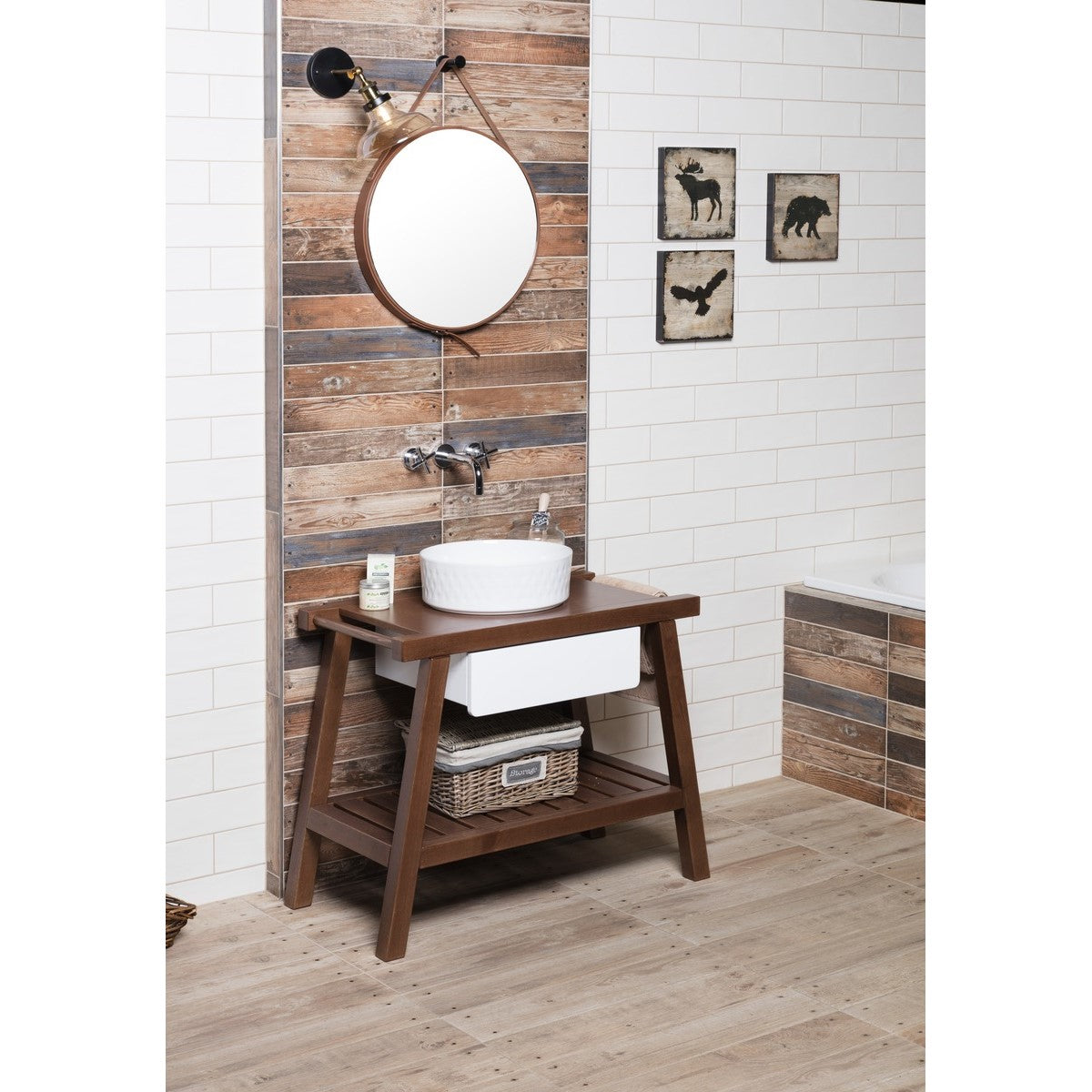 SATINF3636 SAT Infinitio 36 x 36 cm okrogli nadpultni keramični umivalnik