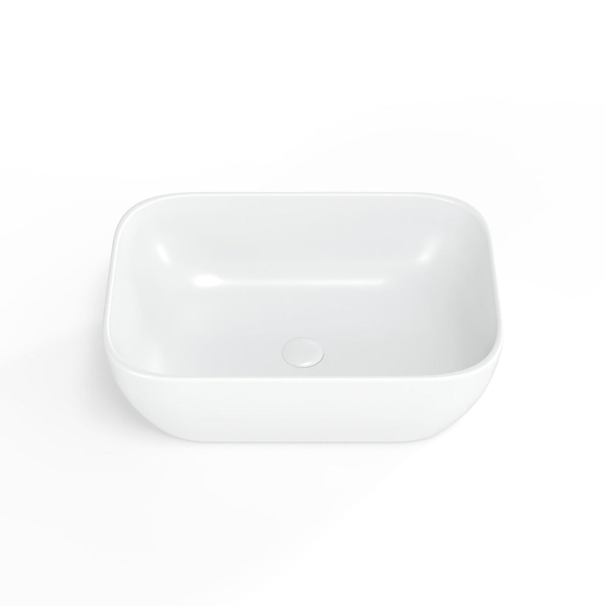 SATINF4532M SAT Infinitio 45,5 x 32,5 cm pravokotni nadpultni keramični umivalnik z mat zaključkom