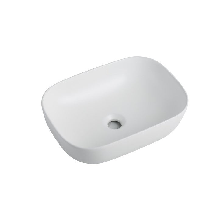 SATINF4532M SAT Infinitio 45,5 x 32,5 cm pravokotni nadpultni keramični umivalnik z mat zaključkom