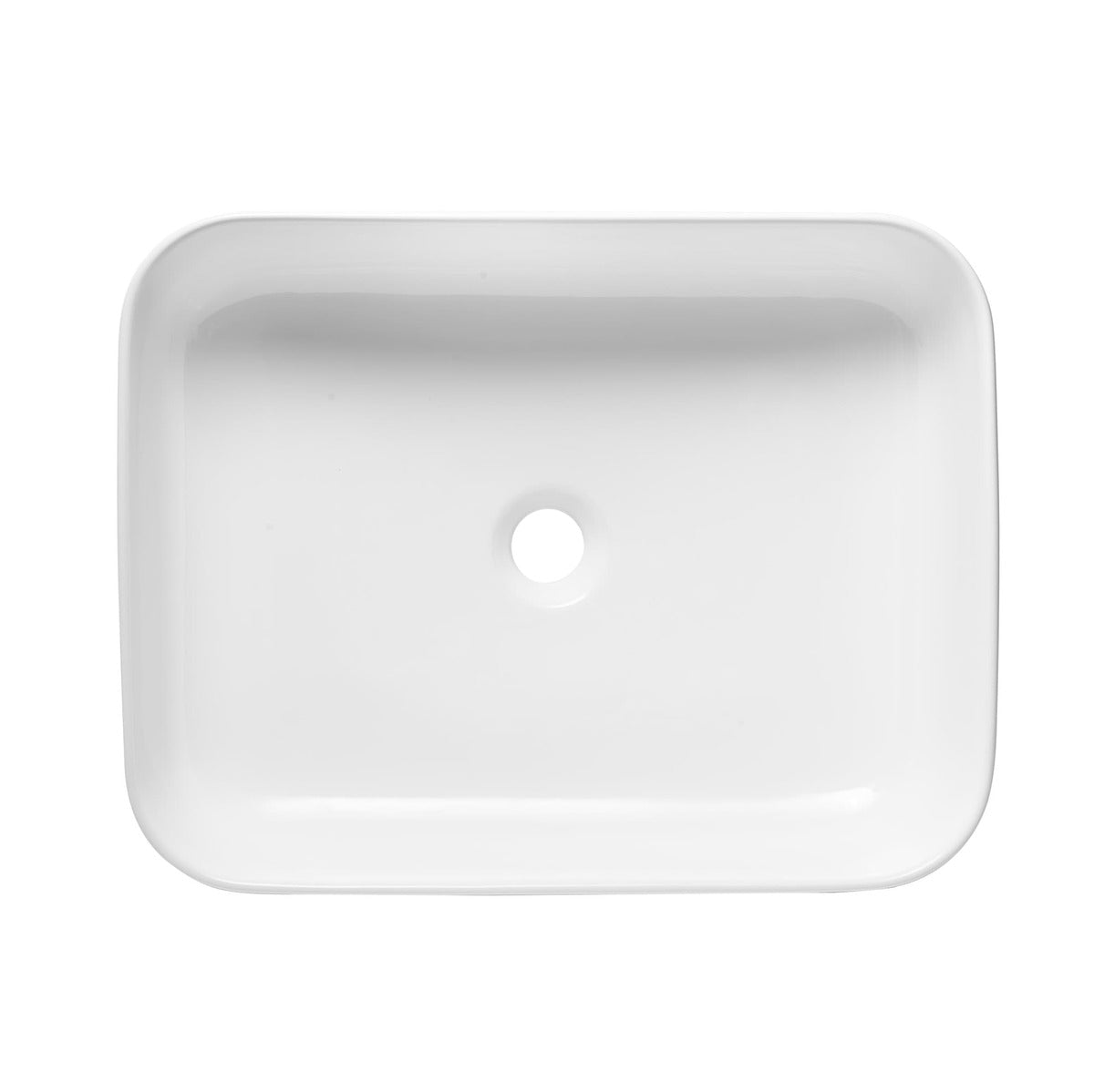 SATINF5039 SAT Infinitio 50 x 39 cm pravokotni nadpultni keramični umivalnik