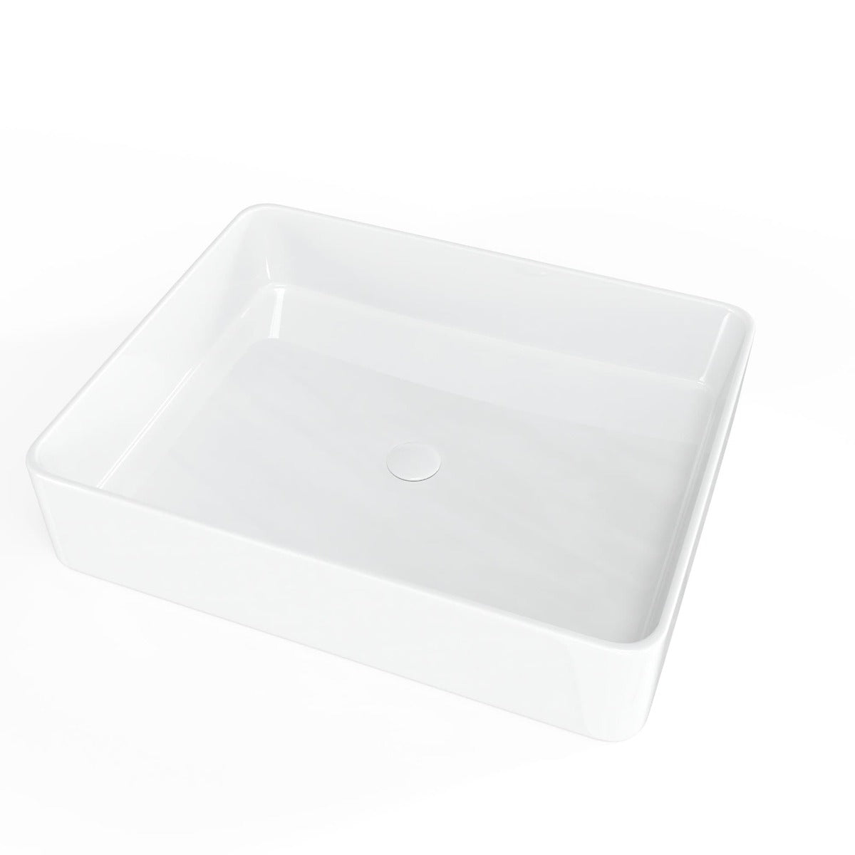 SATINF5040 SAT Infinitio 50 x 40 cm pravokotni nadpultni keramični umivalnik