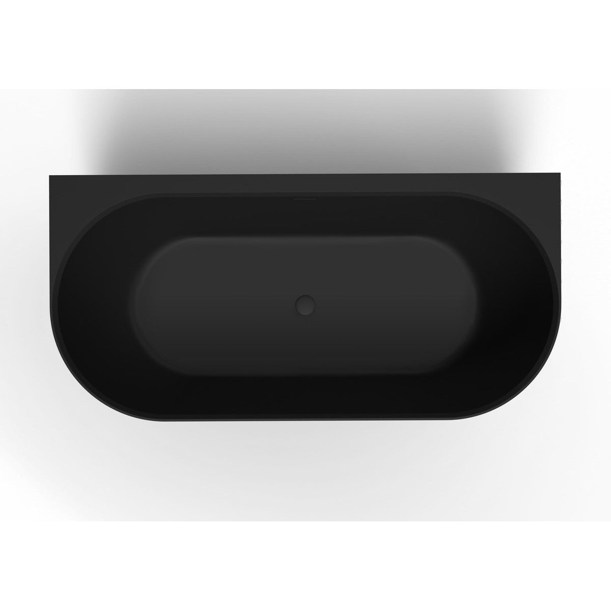 SATLE1700C SAT Lesly črna prostostoječa kopalna kad iz litega marmorja