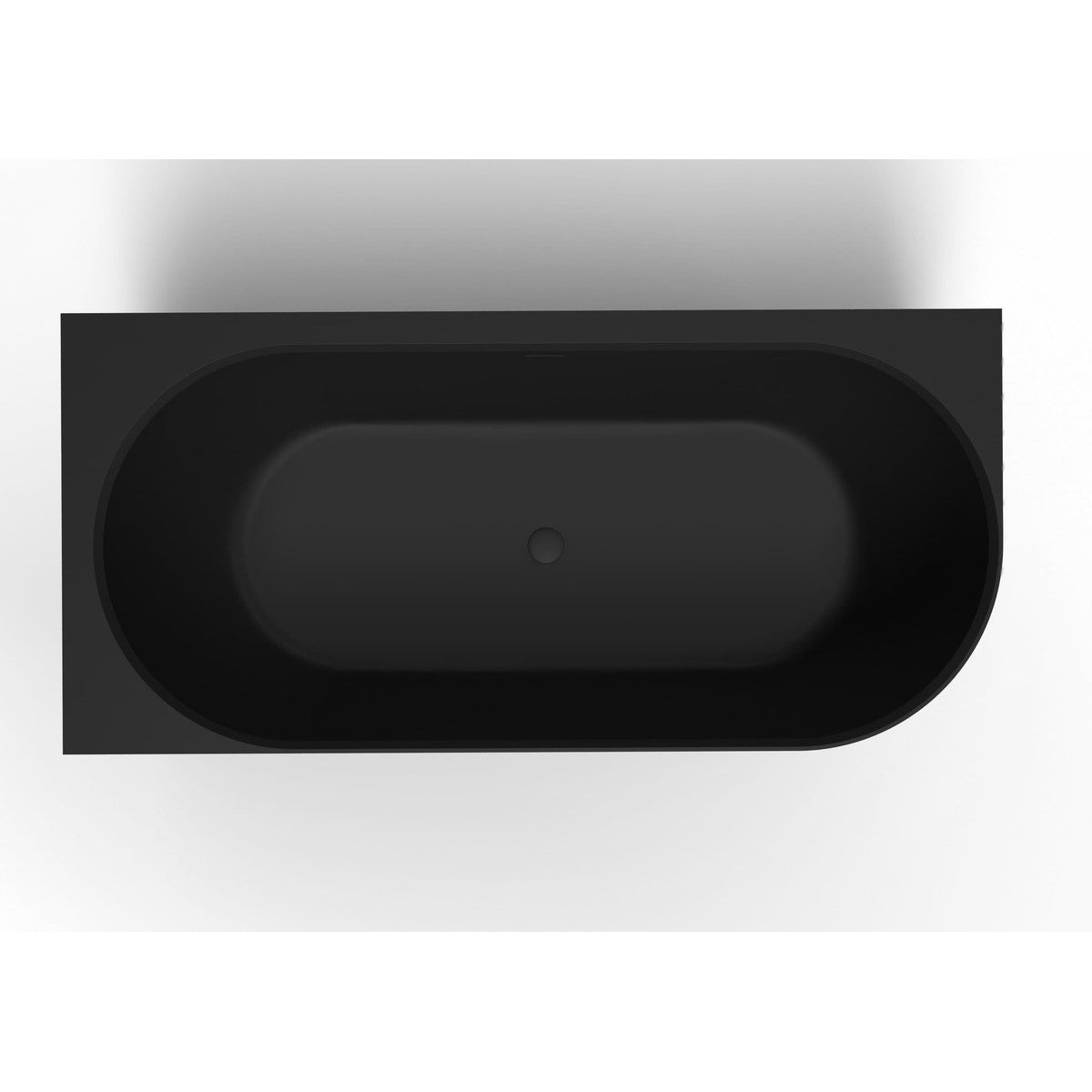 SATNEL1700 SAT Nelly črna prostostoječa kopalna kad iz litega marmorja