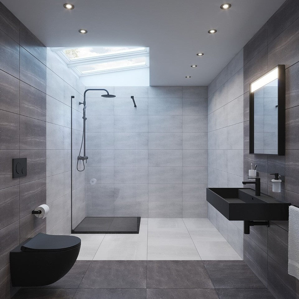 SATSSPKC SAT armatura za tuš s tuš setom črna