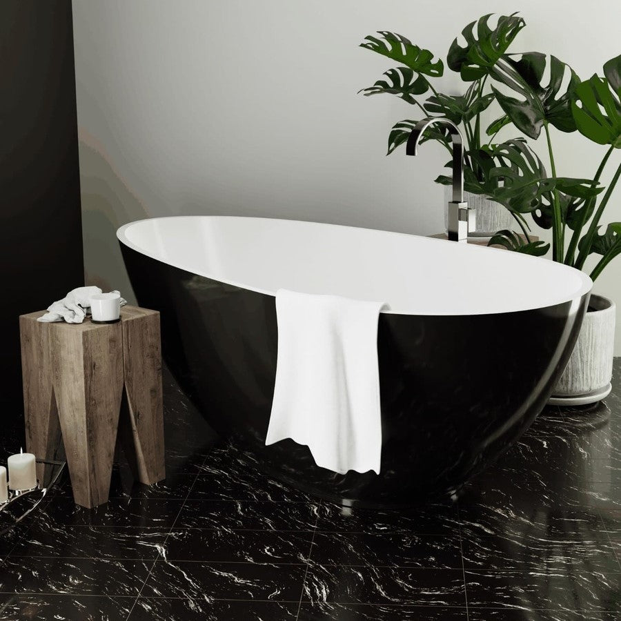 SATTI170 SAT prostostoječa kopalna kad iz litega marmorja