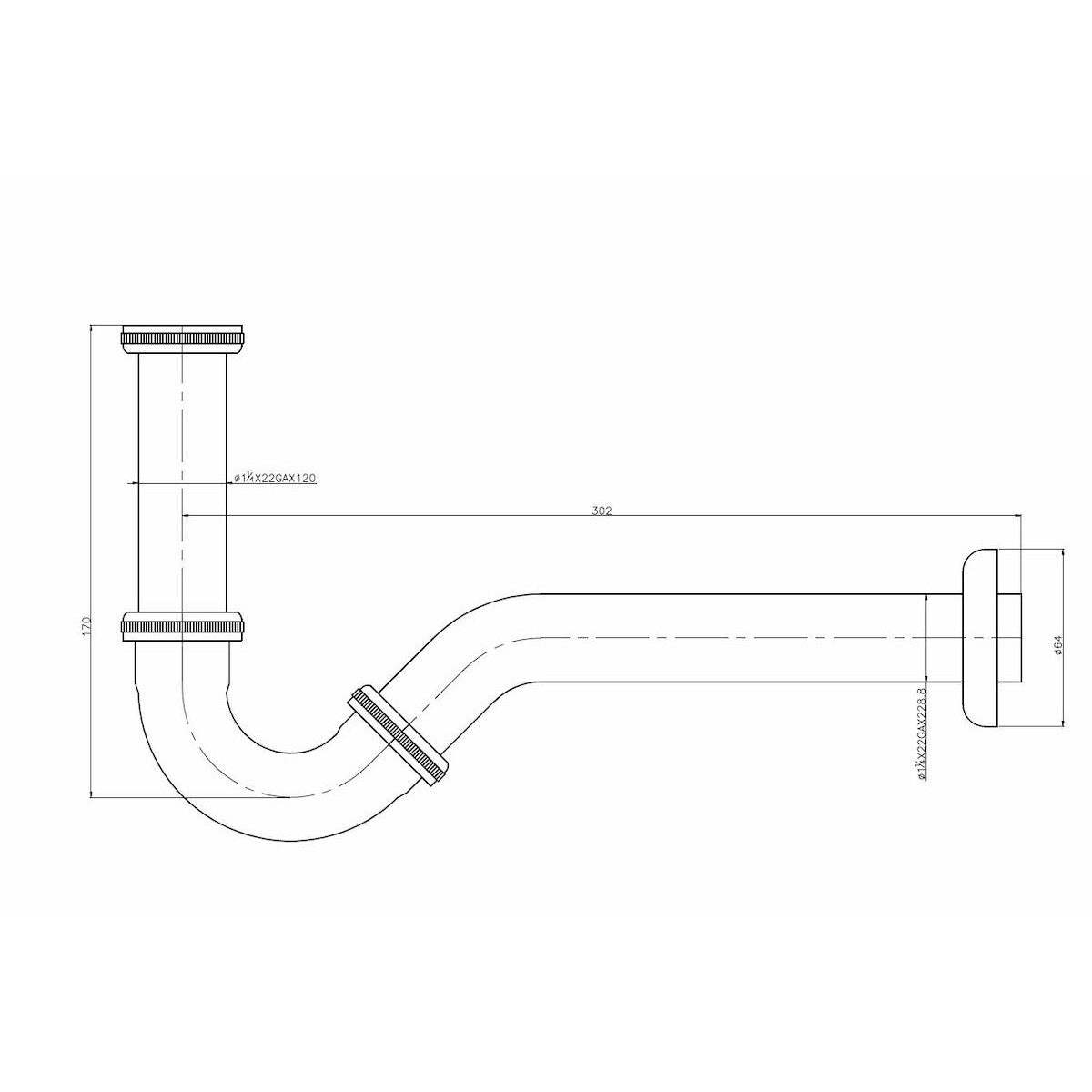 SIF781 Multi sifon za bide