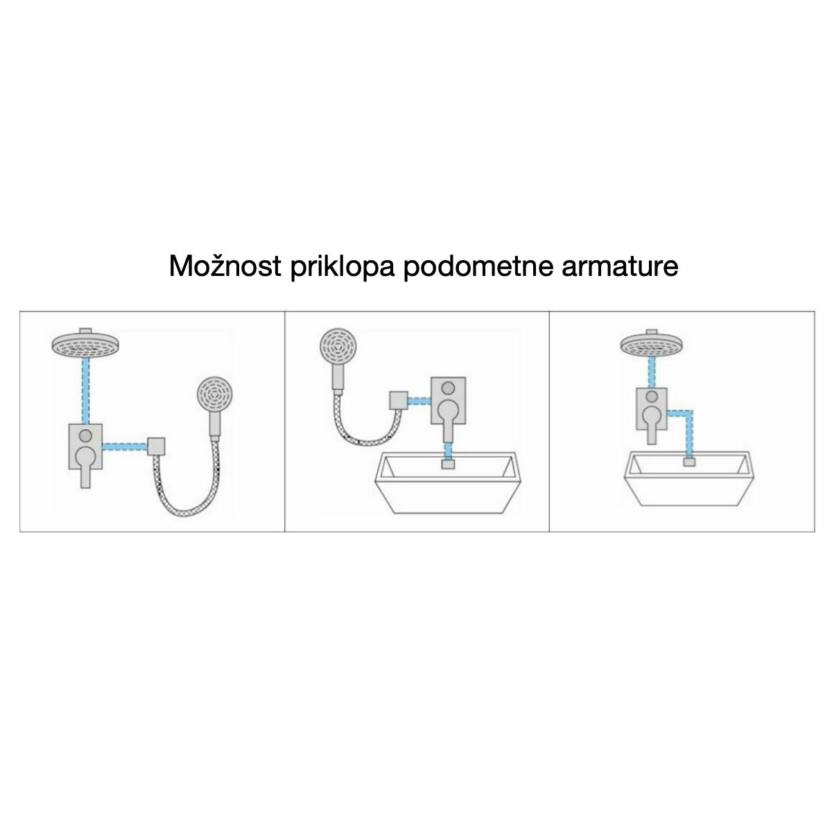 Armature-SIKOBSLU215 SIKO Lucida (2 priključka) podometna armatura za kad ali tuš -KOPALNICA-ONLINE.SI
