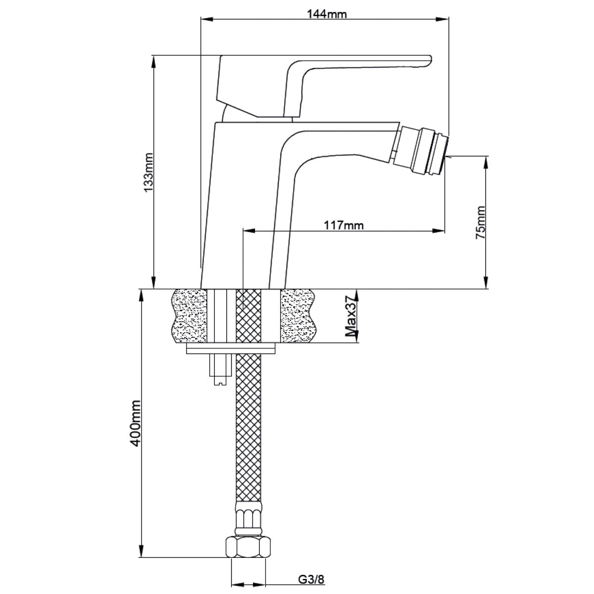 Armature-SIKOBSLU235 SIKO Lucida armatura za bide -KOPALNICA-ONLINE.SI