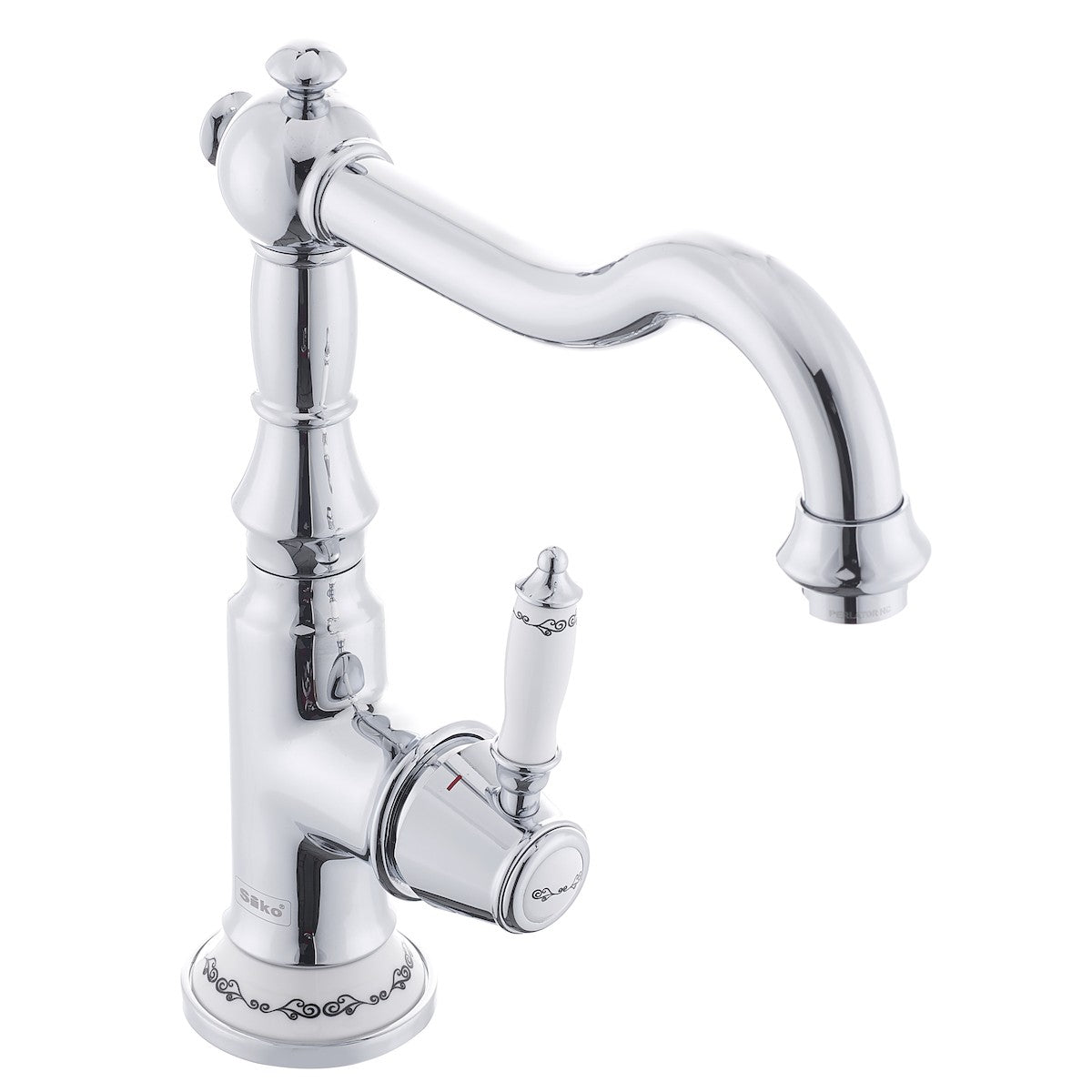 Kuhinjska armatura-SIKOBSPV181 SIKO Provence visoka vrtljiva kuhinjska armatura retro izgleda -KOPALNICA-ONLINE.SI