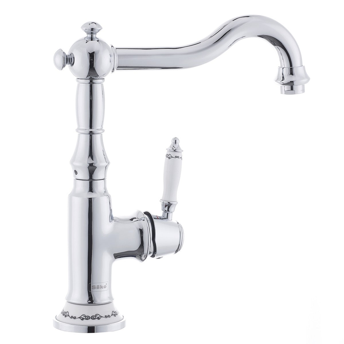 Kuhinjska armatura-SIKOBSPV181 SIKO Provence visoka vrtljiva kuhinjska armatura retro izgleda -KOPALNICA-ONLINE.SI