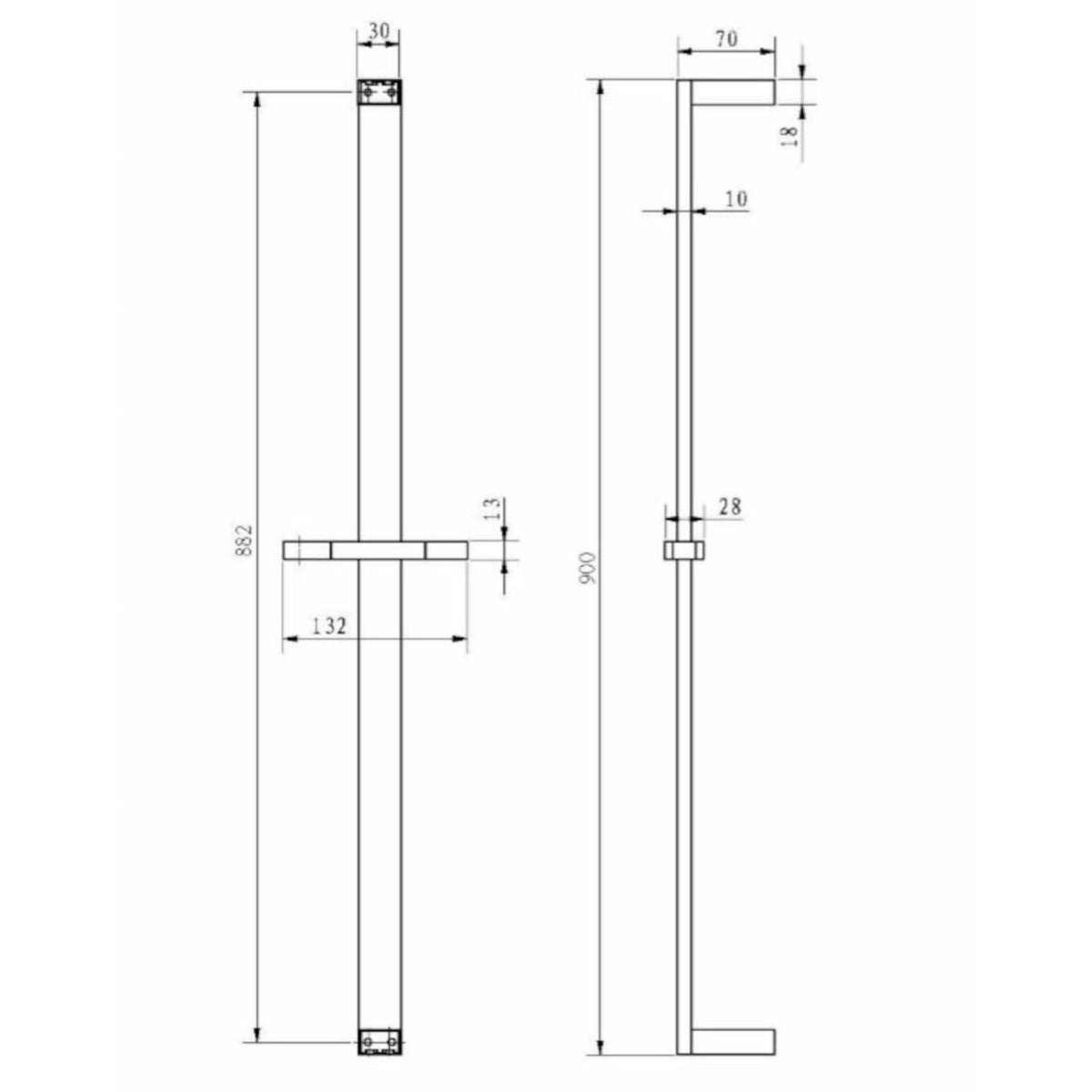 SIKOBSSTH91 Optima pomična tuš konzola