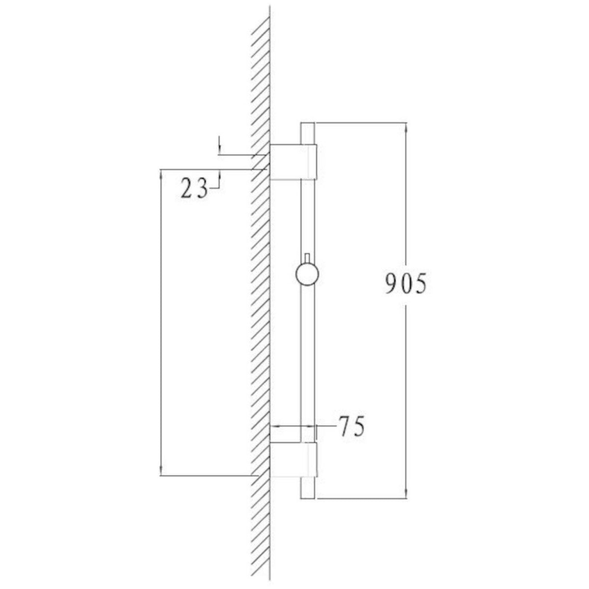 SIKOBSSTK91 SIKO pomična tuš konzola