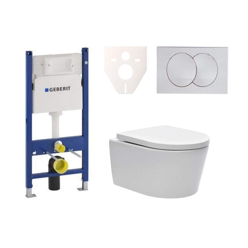 SIKOGES7W7 SAT Brevis wc školjka s kompletom Geberit Duofix 111.153.00.1
