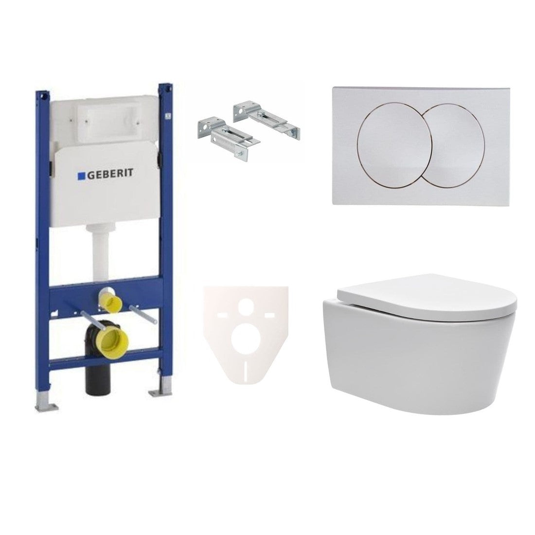 SIKOGES7W7S SAT Brevis wc školjka s kompletom Geberit Duofix 111.153.00.1