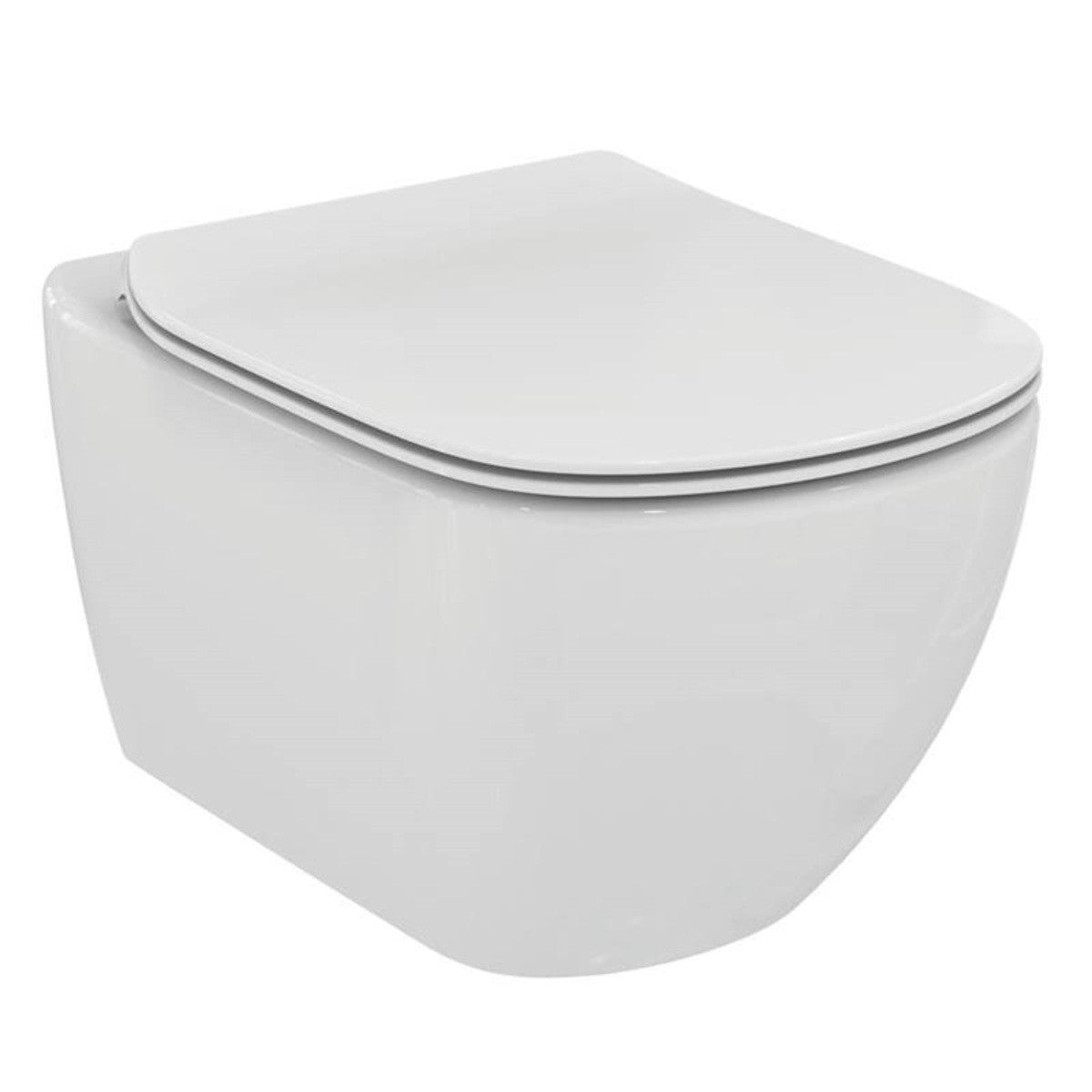 SIKOSIST3503 Ideal Standard Testra viseča brezrobna WC školjka z WC desko s počasnim zapiranjem