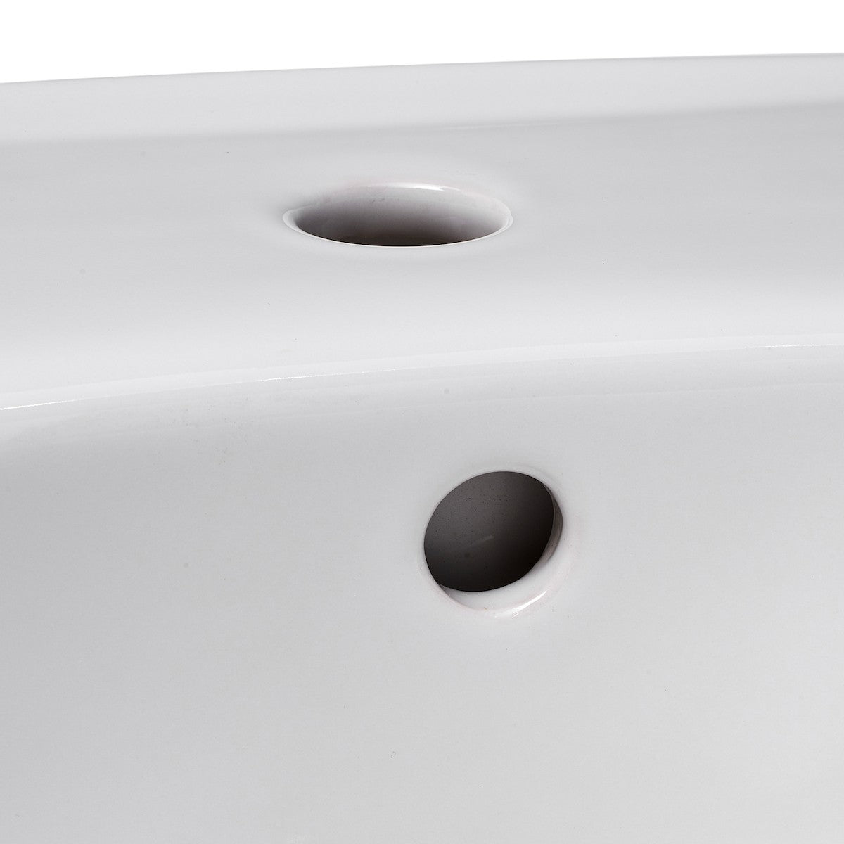 SIKOSJNE10390 Fayans Neo 50 x 40 cm stenski keramični umivalnik z odprtino za armaturo