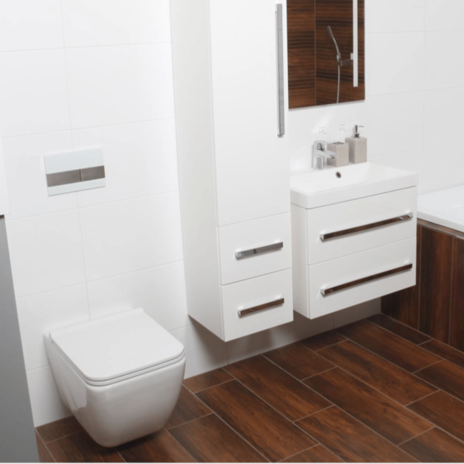 SIKOSJPU20423 Jika Pure viseča brezrobna WC školjka z WC desko s počasnim zapiranjem