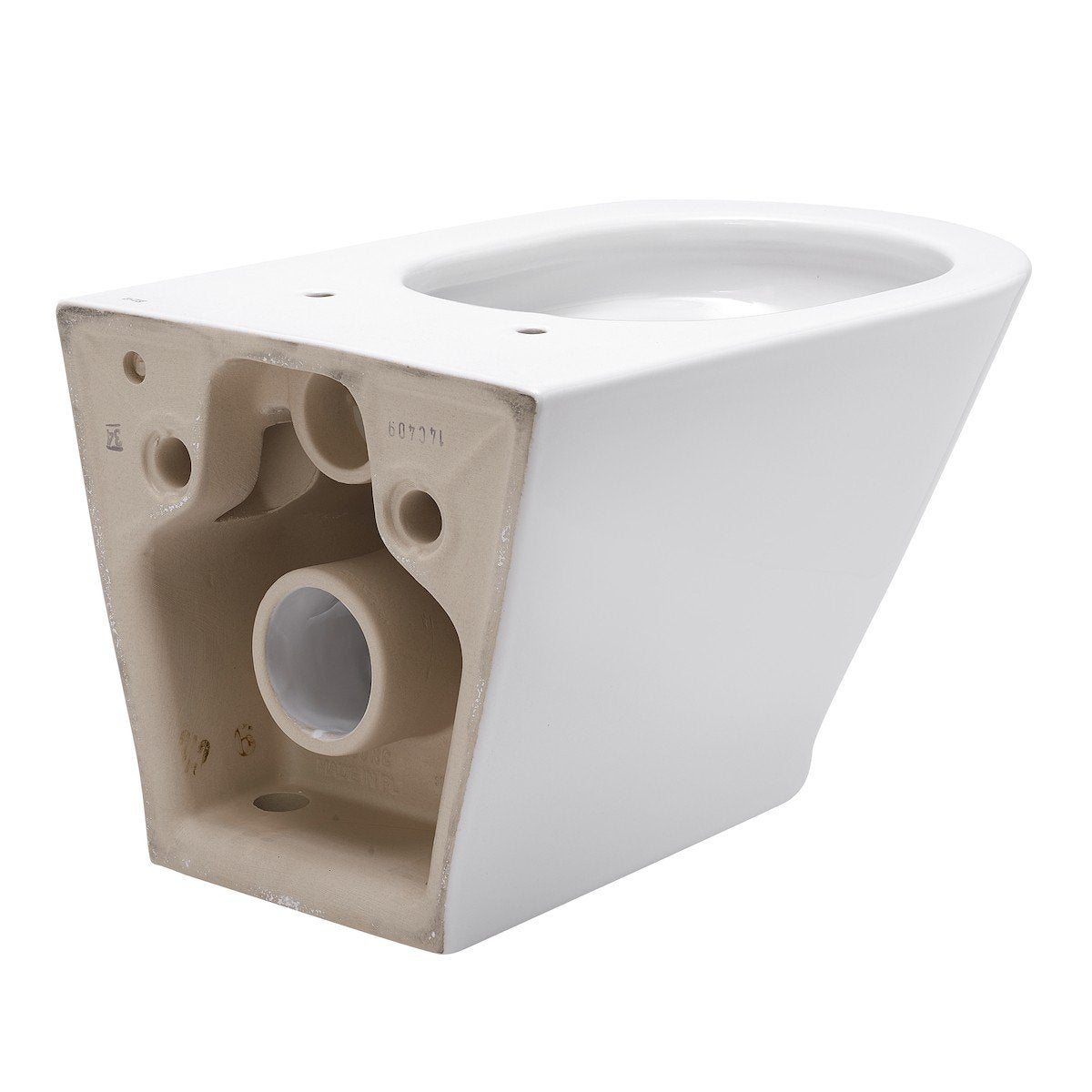 SIKOSRG00U Roca The Gap viseča brezrobna WC školjka z WC desko s počasnim zapiranjem