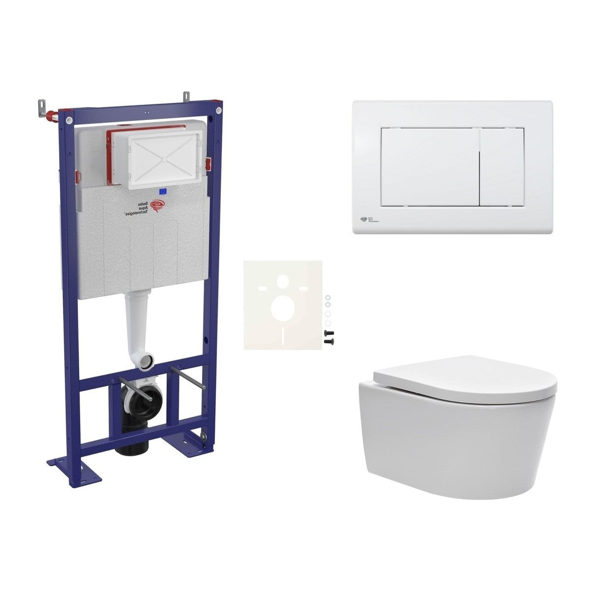SIKOSSBR20 SAT Brevis WC školjka s kompletom
