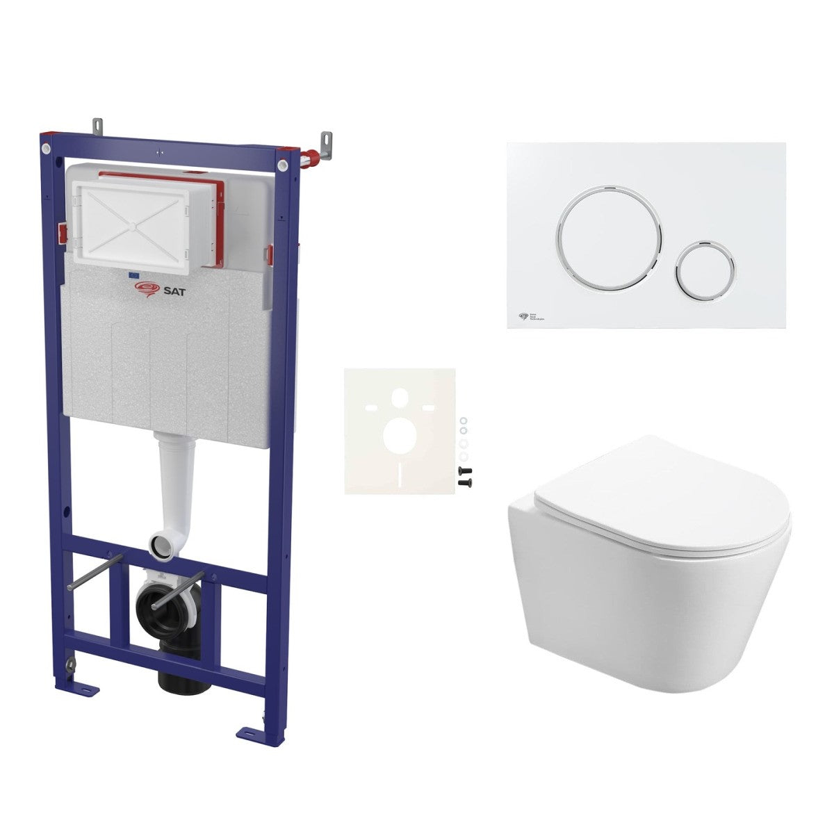 SIKOSSIN76K SAT Infinitio WC školjka s kompletom