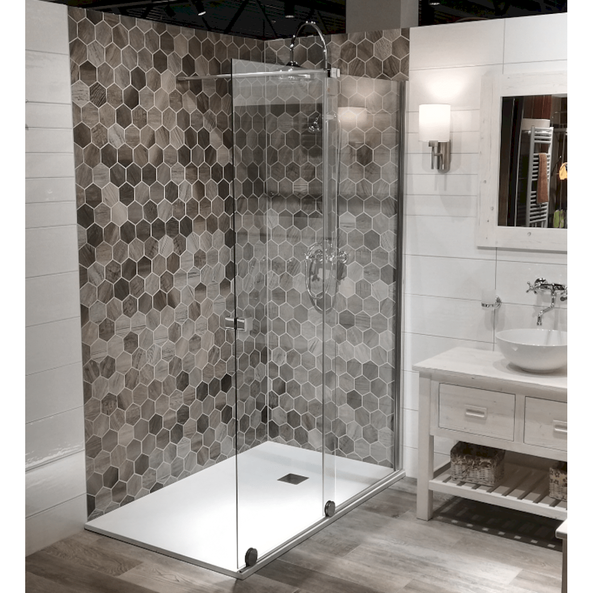 SIKOSTONE12090S SIKO 120 x 90 cm pravokotna tuš kad iz litega marmorja