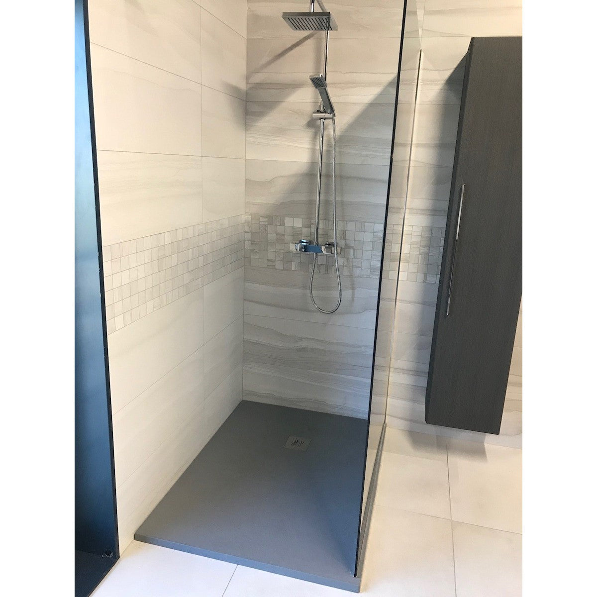 SIKOSTONE10080S SIKO 100 x 80 cm pravokotna tuš kad iz litega marmorja