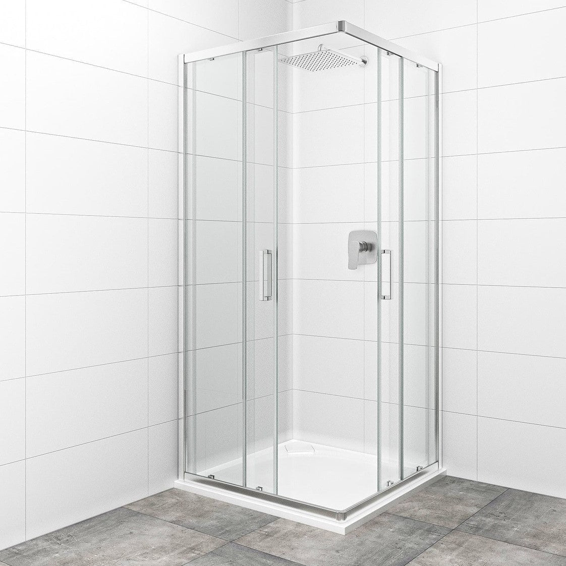 SIKOTEXQ80CRT SAT TEX 80 x 80 kvadratna tuš kabina