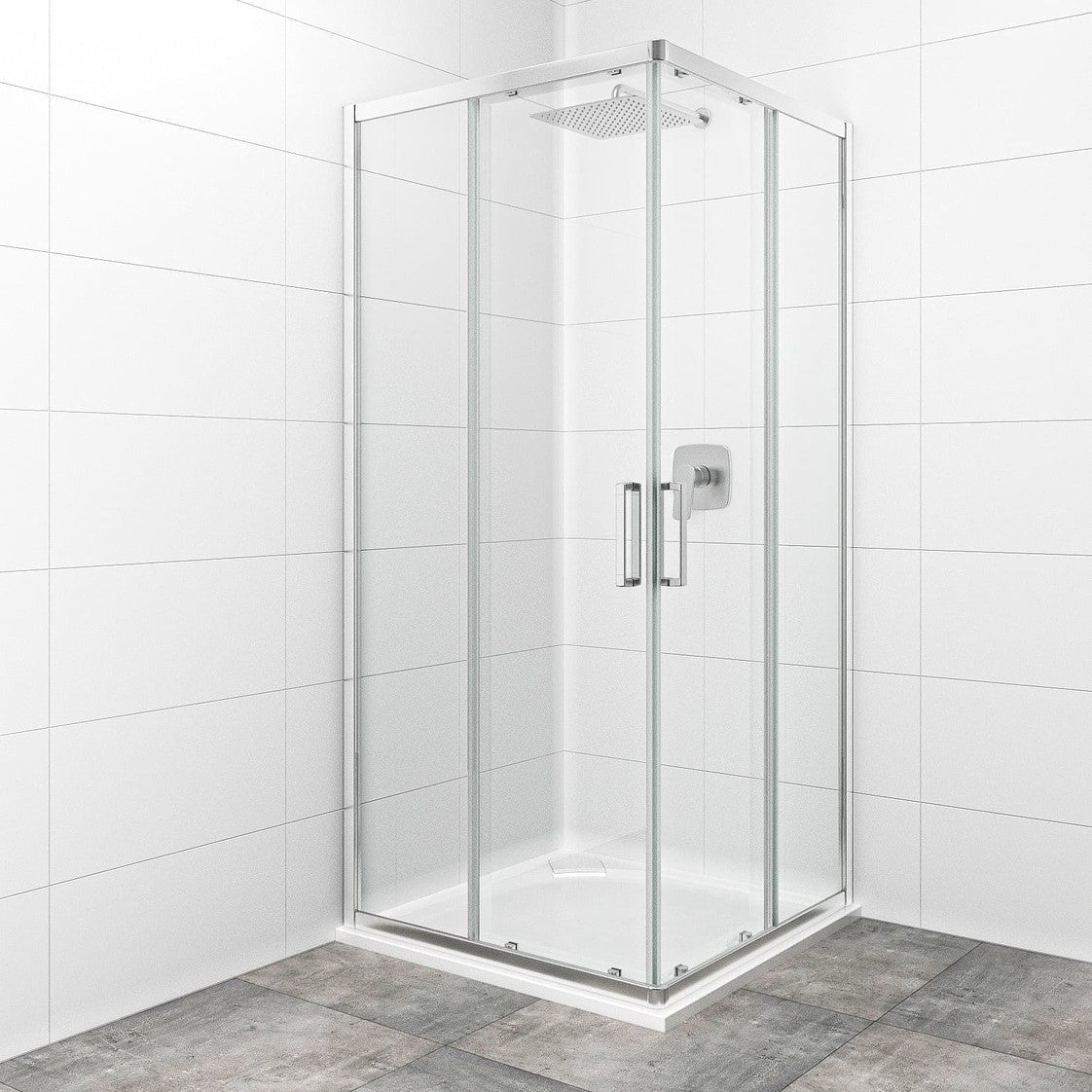 SIKOTEXQ80CRT SAT TEX 80 x 80 kvadratna tuš kabina