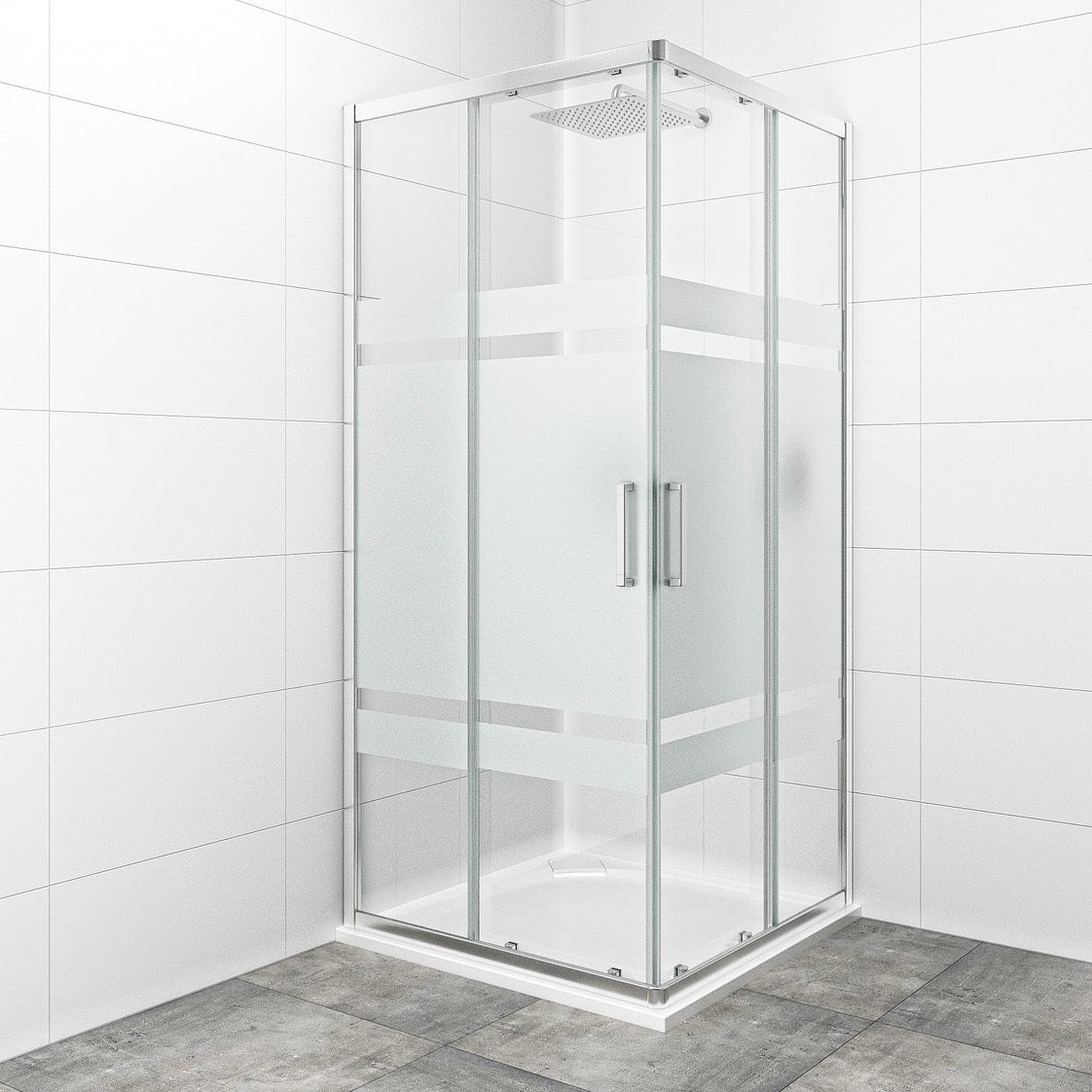 SIKOTEXQ80CRS SAT TEX 80 x 80 kvadratna tuš kabina