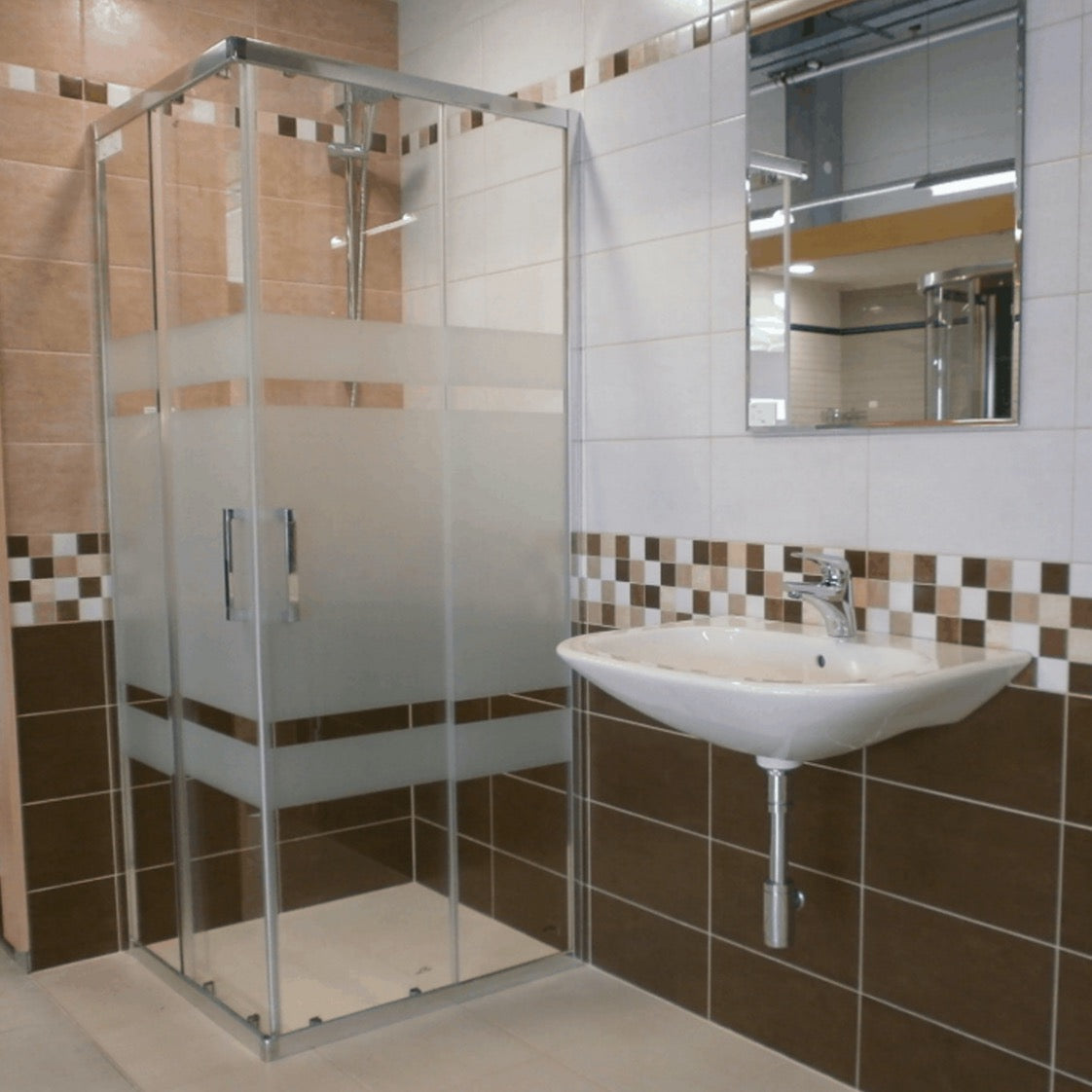 SIKOTEXQ90CRS SAT TEX 90 x 90 kvadratna tuš kabina