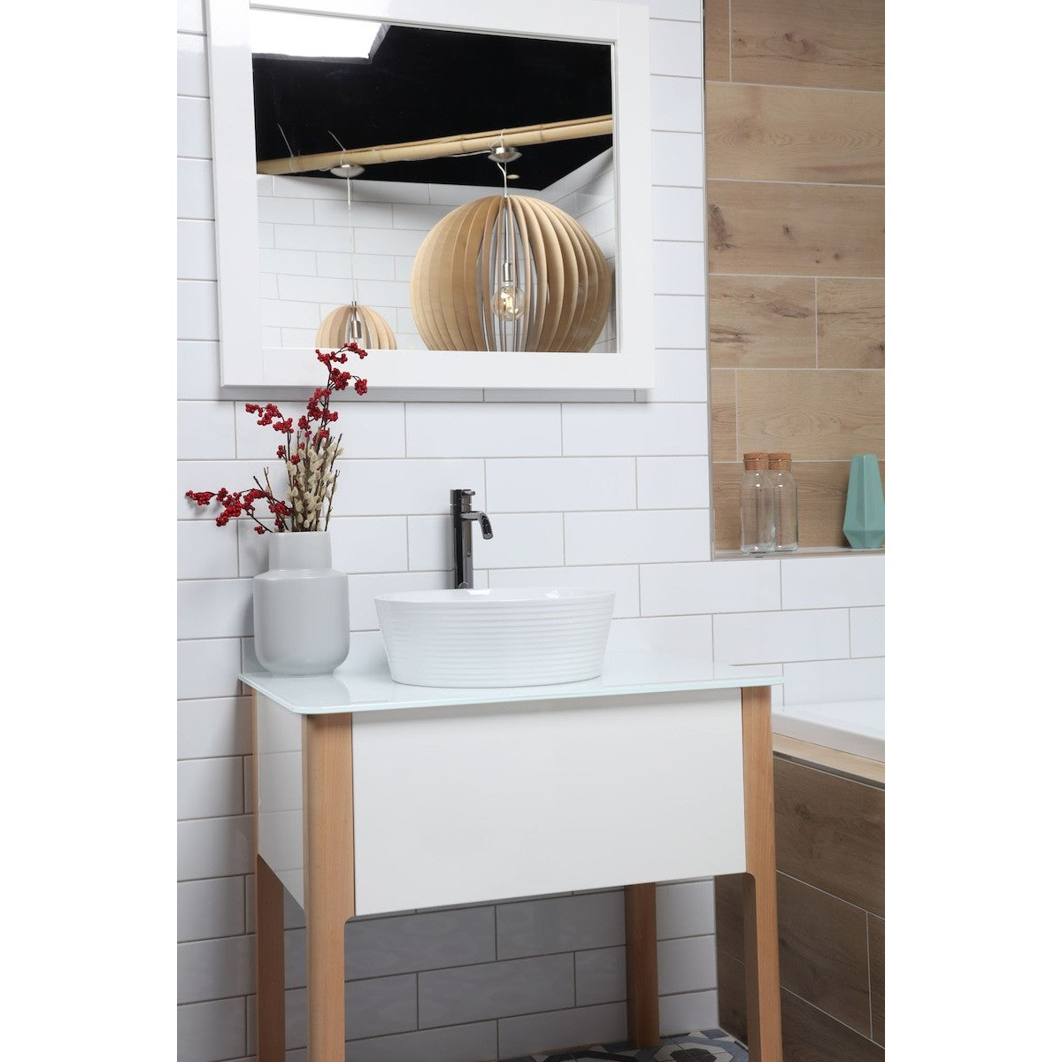 SLM4040 Triomini Slim 40 x 40 cm okrogli nadpultni umivalnik