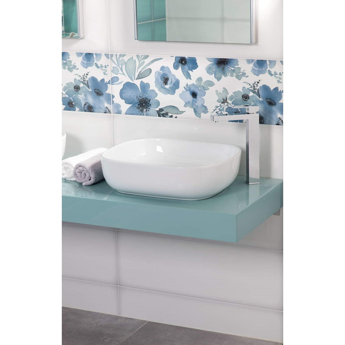 SLM5040 Triomini Slim 50 x 40 cm pravokotni nadpultni umivalnik