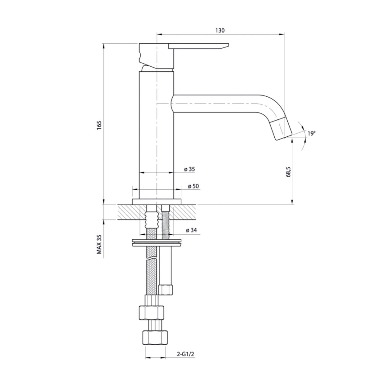 Armature-SO071 Optima Sofie armatura za umivalnik -KOPALNICA-ONLINE.SI