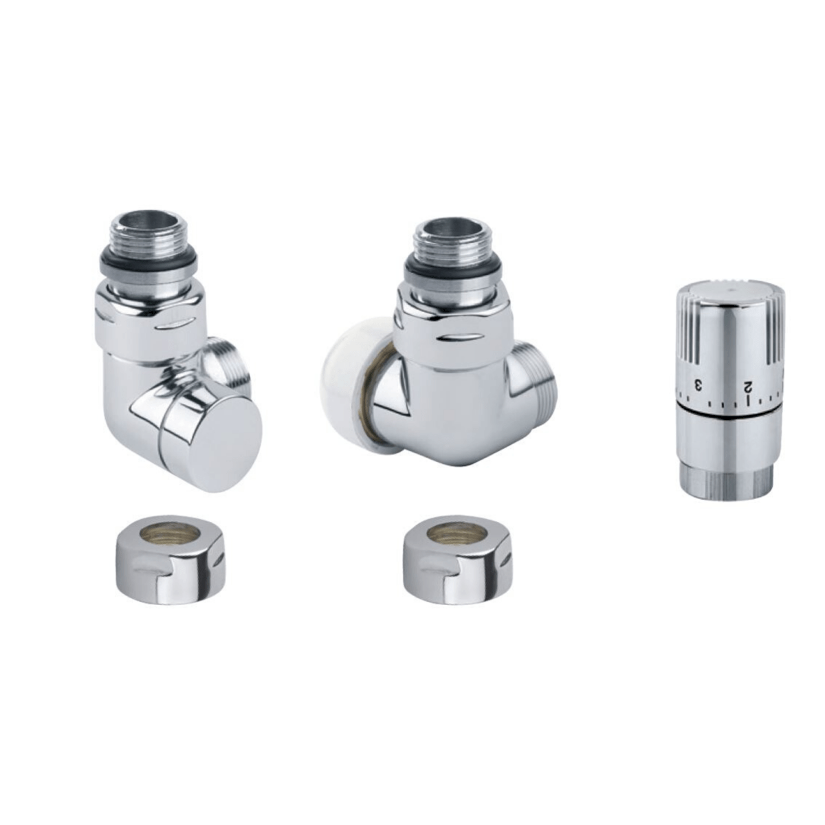 O39CUAR104 ISAN kotni termostatski ventil - desni