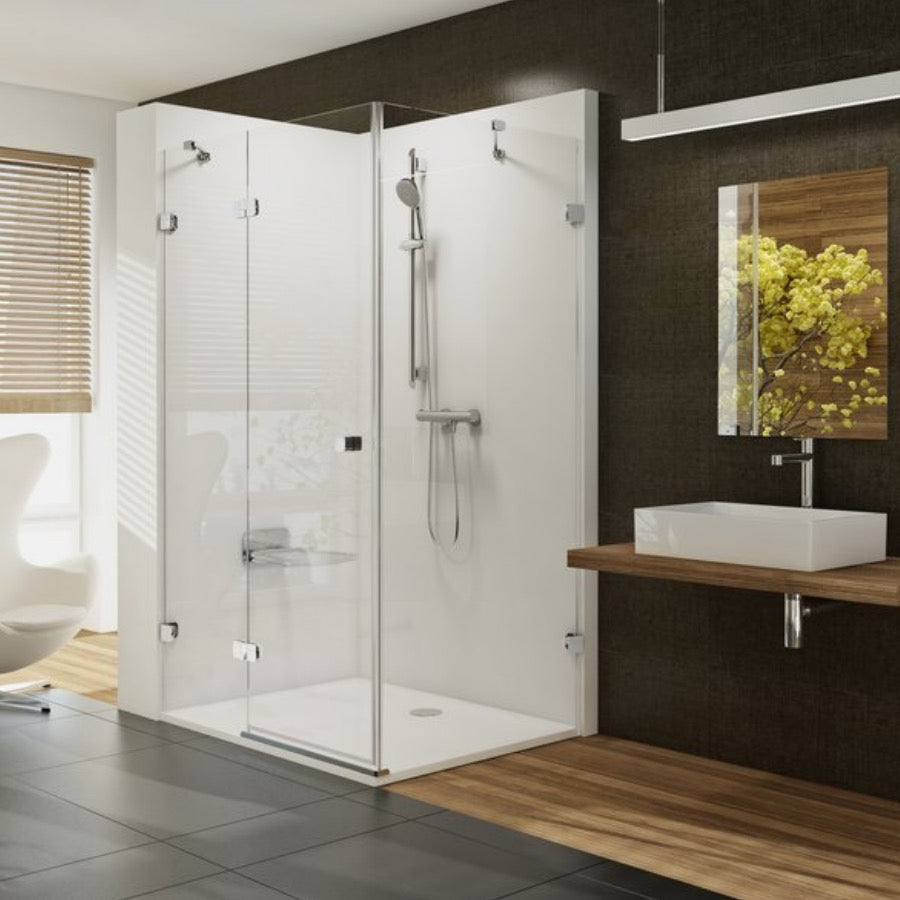 XA04D401010 Ravak Chrome 110 x 80 cm pravokotna tuš kad iz litega marmorja