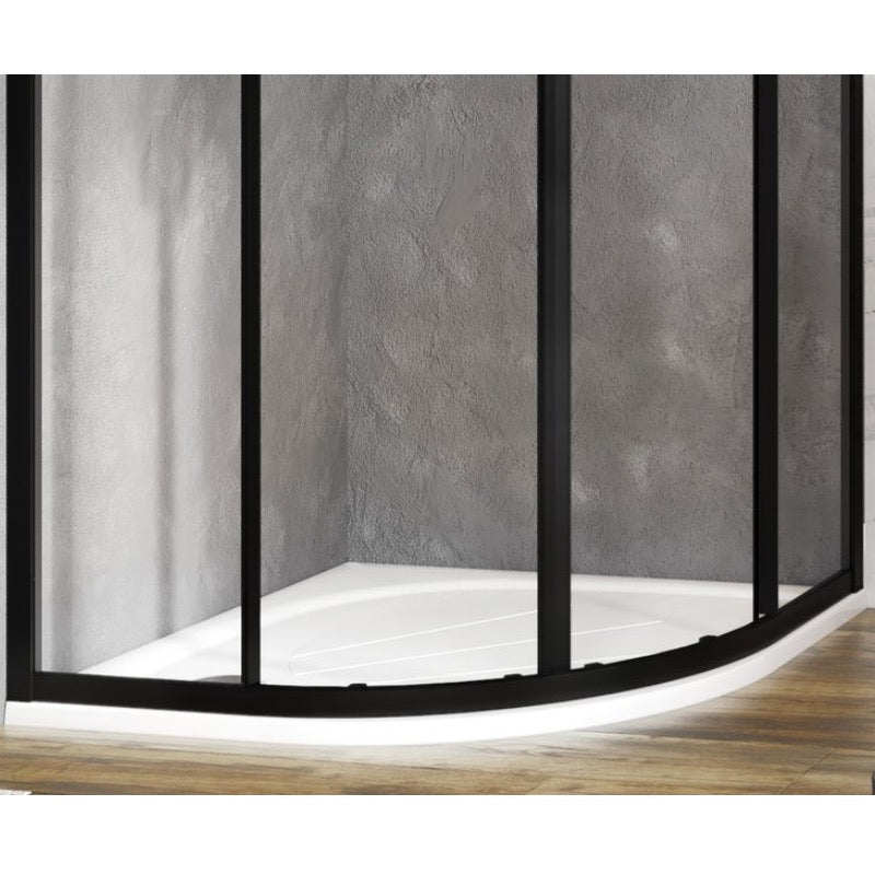 XA234401010 Ravak Elipso 80 x 80 cm polkrožna tuš kad iz litega marmorja