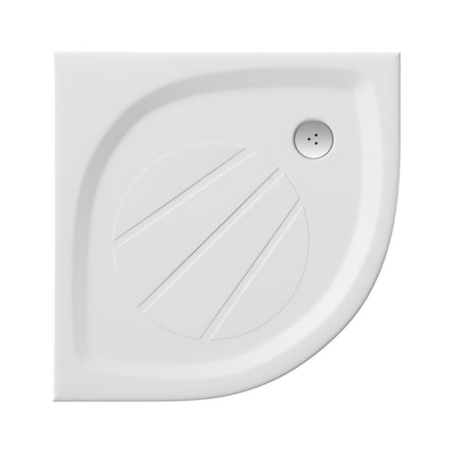 XA234401010 Ravak Elipso 80 x 80 cm polkrožna tuš kad iz litega marmorja