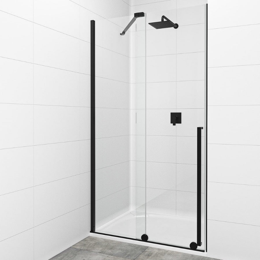 SATBWIXM110NIKAC SAT Walk-In Xmotion 110 cm drsna tuš vrata črna