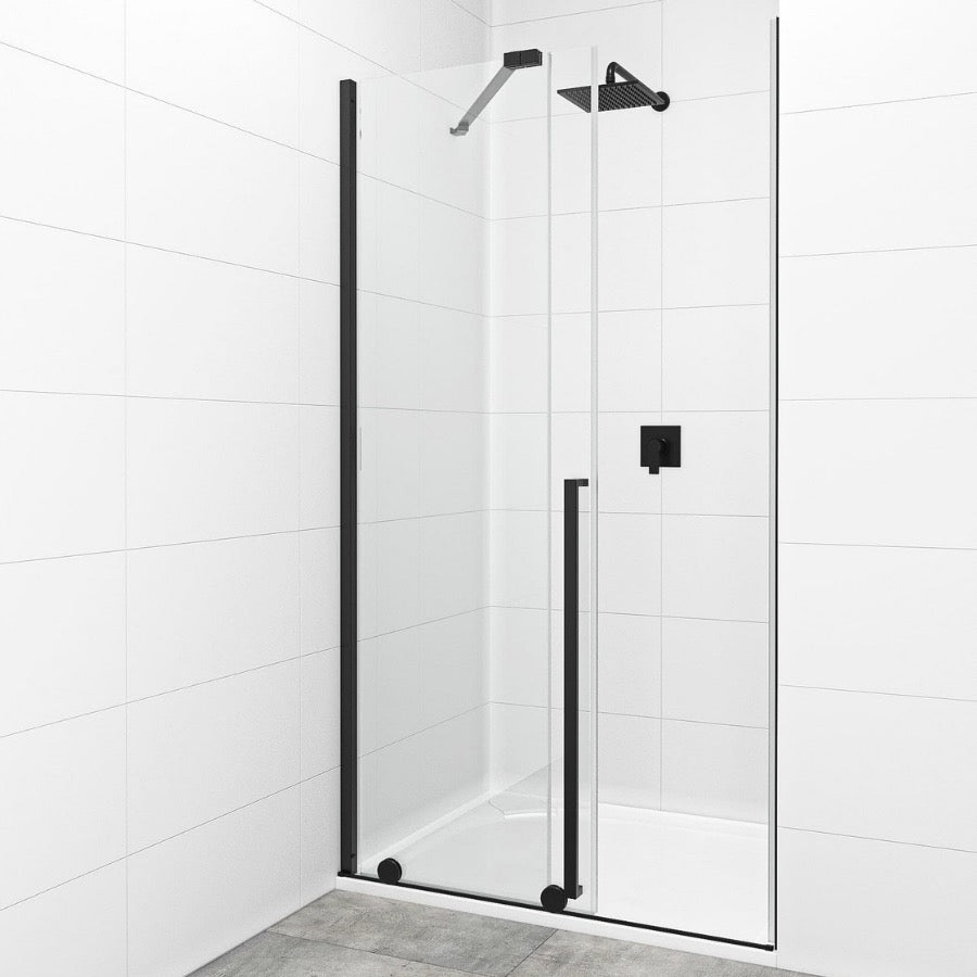 SATBWIXM110NIKAC SAT Walk-In Xmotion 110 cm drsna tuš vrata črna