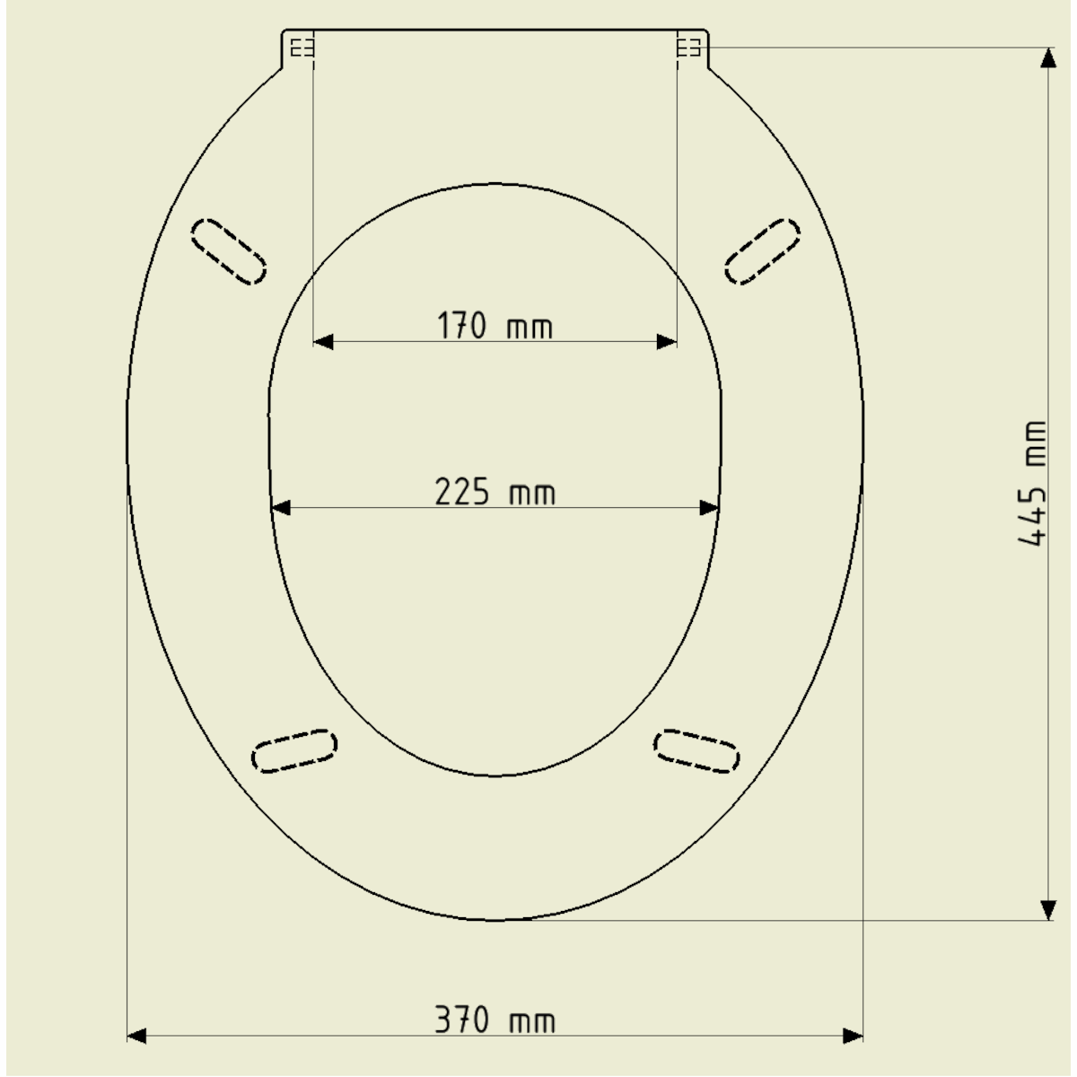 UNISETPLUS Multi antibakterijska WC deska