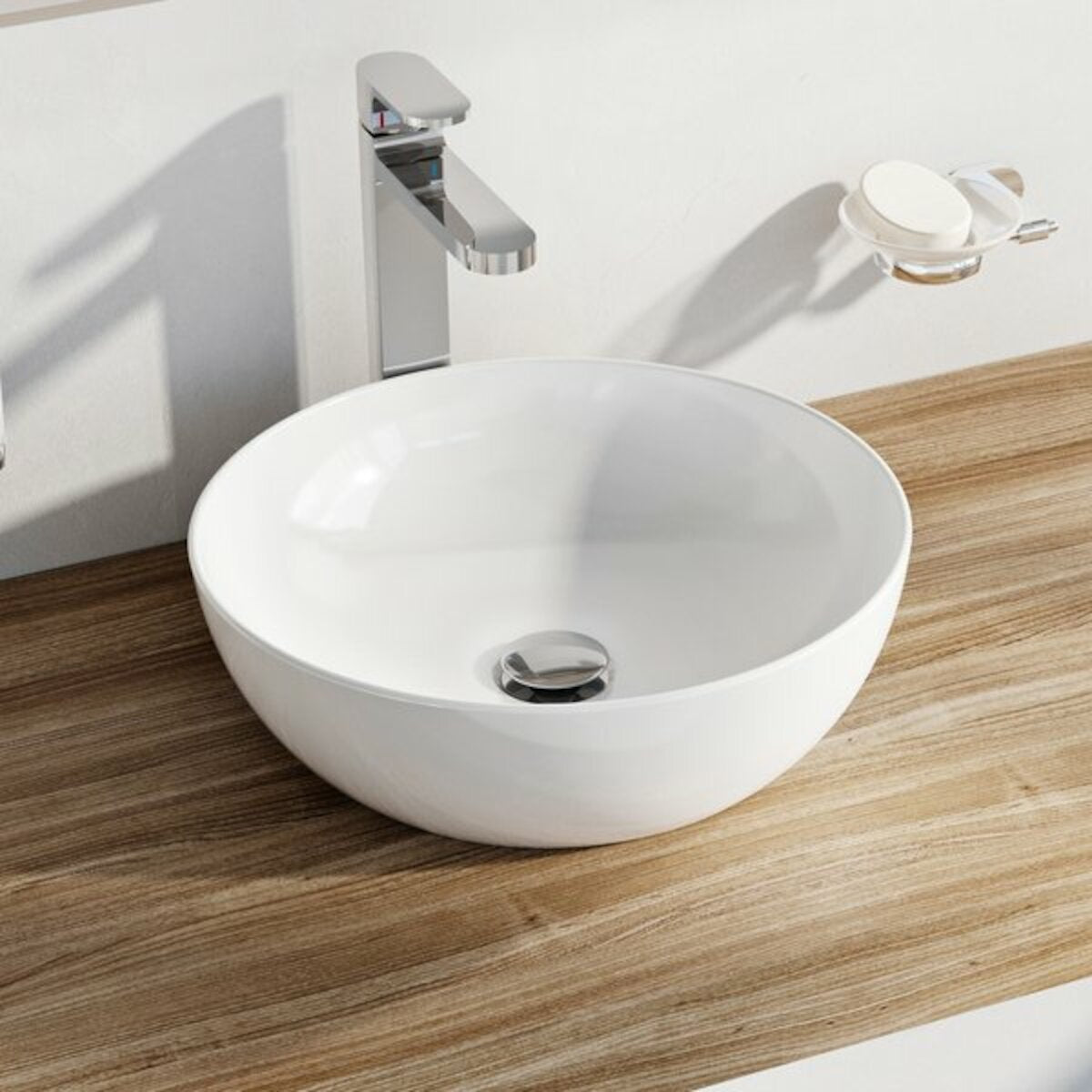 UNISLIMB400 Ravak Uni 40 x 40 cm okrogli nadpultni umivalnik