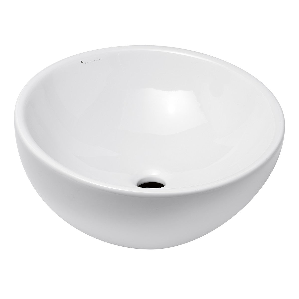 VA4242BP Glacera Vallone 42 x 42 cm okrogli nadpultni umivalnik