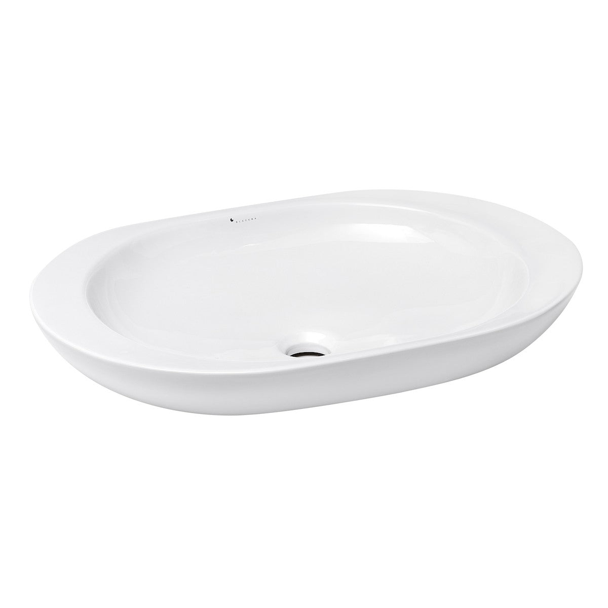 VA5941 Glacera Vallone 59 x 41 cm ovalni nadpultni umivalnik