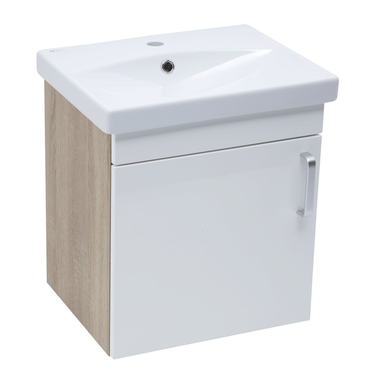 VARIO250DBBL Naturel Vario Dekor 50 x 40 cm umivalnik z omarico
