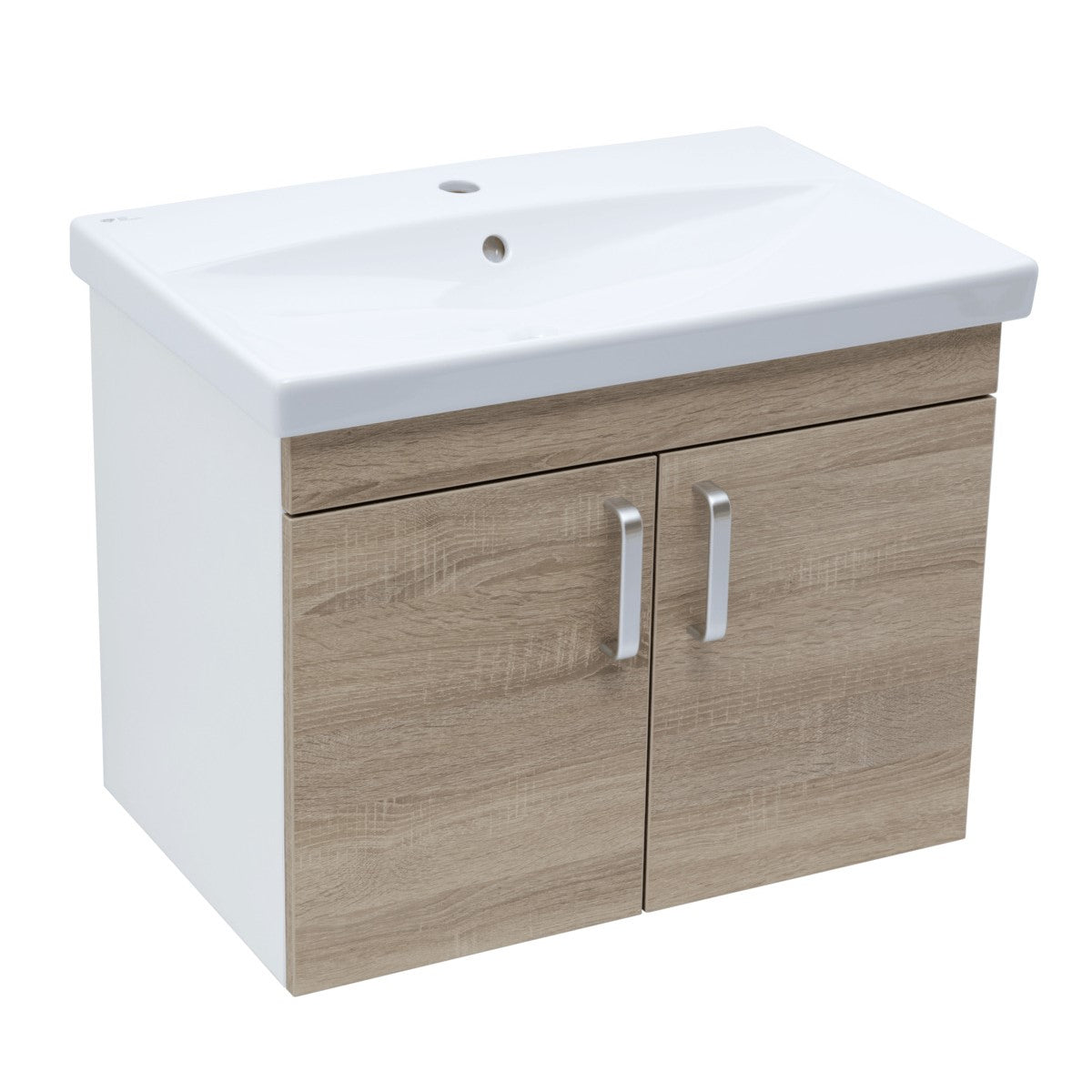 VARIO270BIDB Naturel Vario Dekor 70 x 40 cm umivalnik z omarico