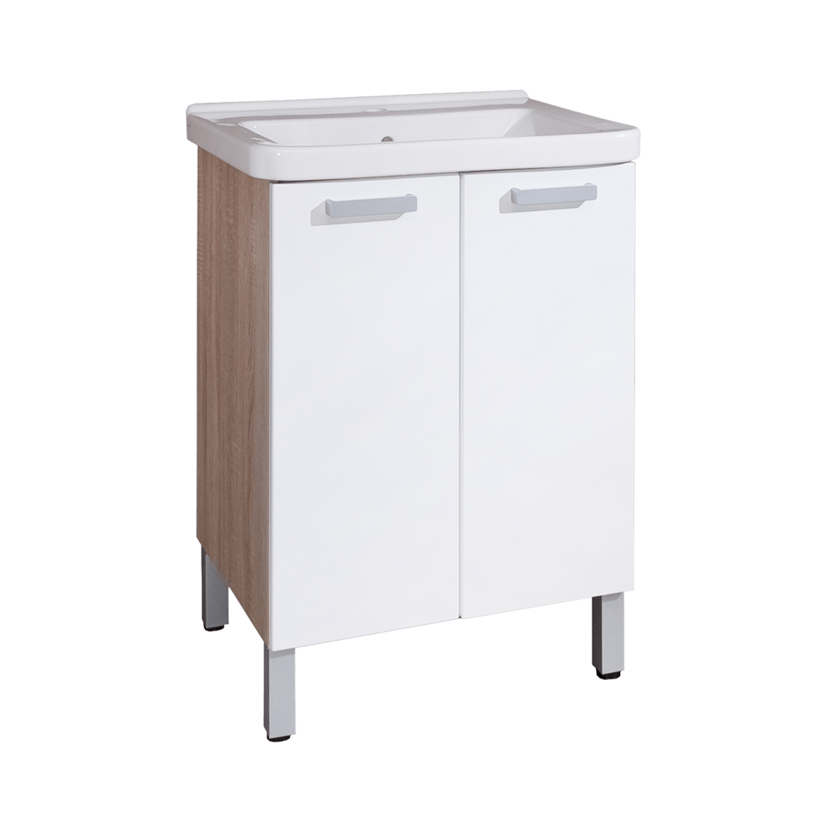 VARIO65DBBL Naturel Vario 65 x 48,5 cm umivalnik z omarico